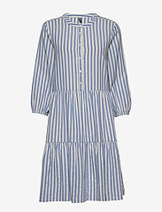 Culture - CUnoor Stripe Dress - marškinių tipo suknelės - mazarine blue - 0