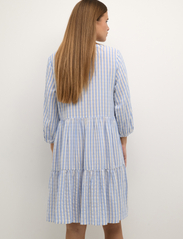 Culture - CUnoor Stripe Dress - skjortklänningar - mazarine blue - 4
