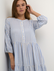 Culture - CUnoor Stripe Dress - skjortklänningar - mazarine blue - 5