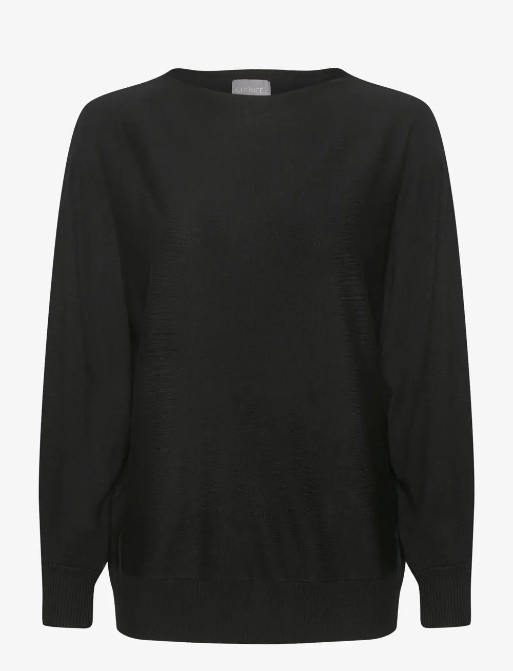 Culture - CUannemarie Batwing Jumper - stickade tröjor - black - 1