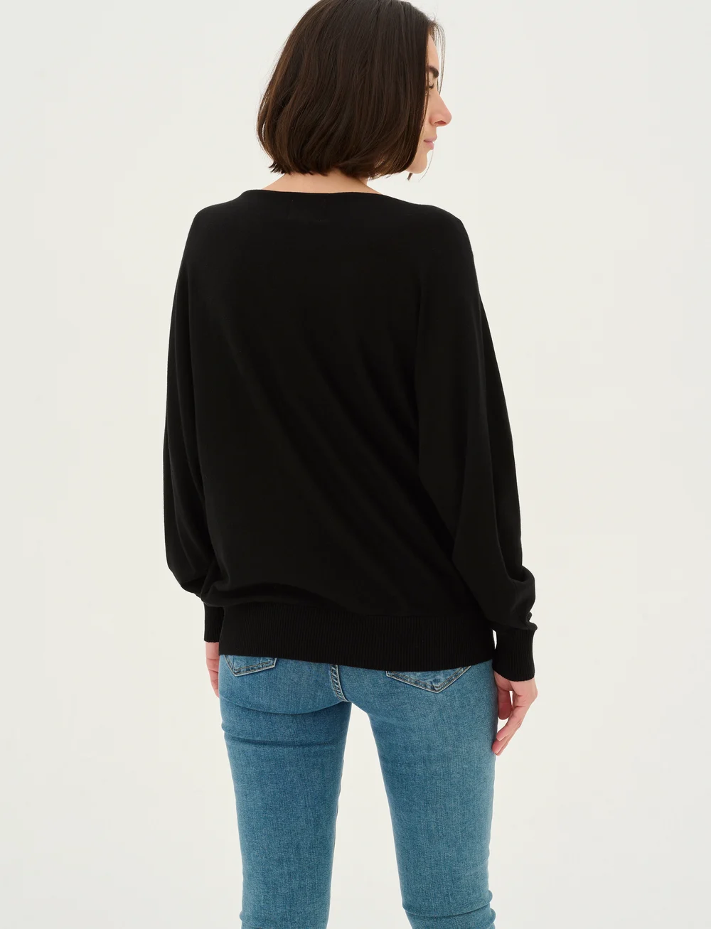Culture - CUannemarie Batwing Jumper - stickade tröjor - black - 5