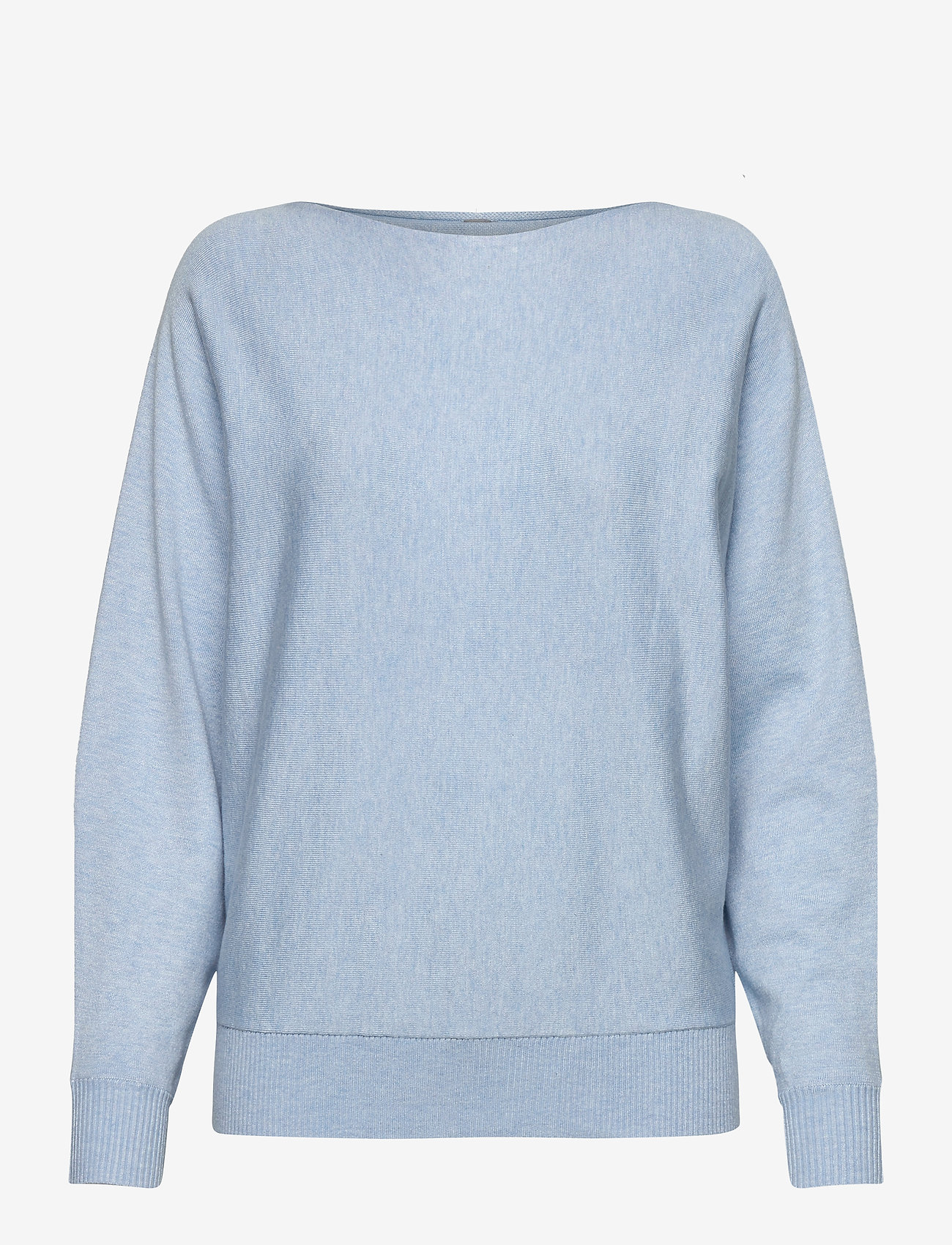 Culture - CUannemarie Batwing Jumper - swetry - cashmere blue mel. - 0