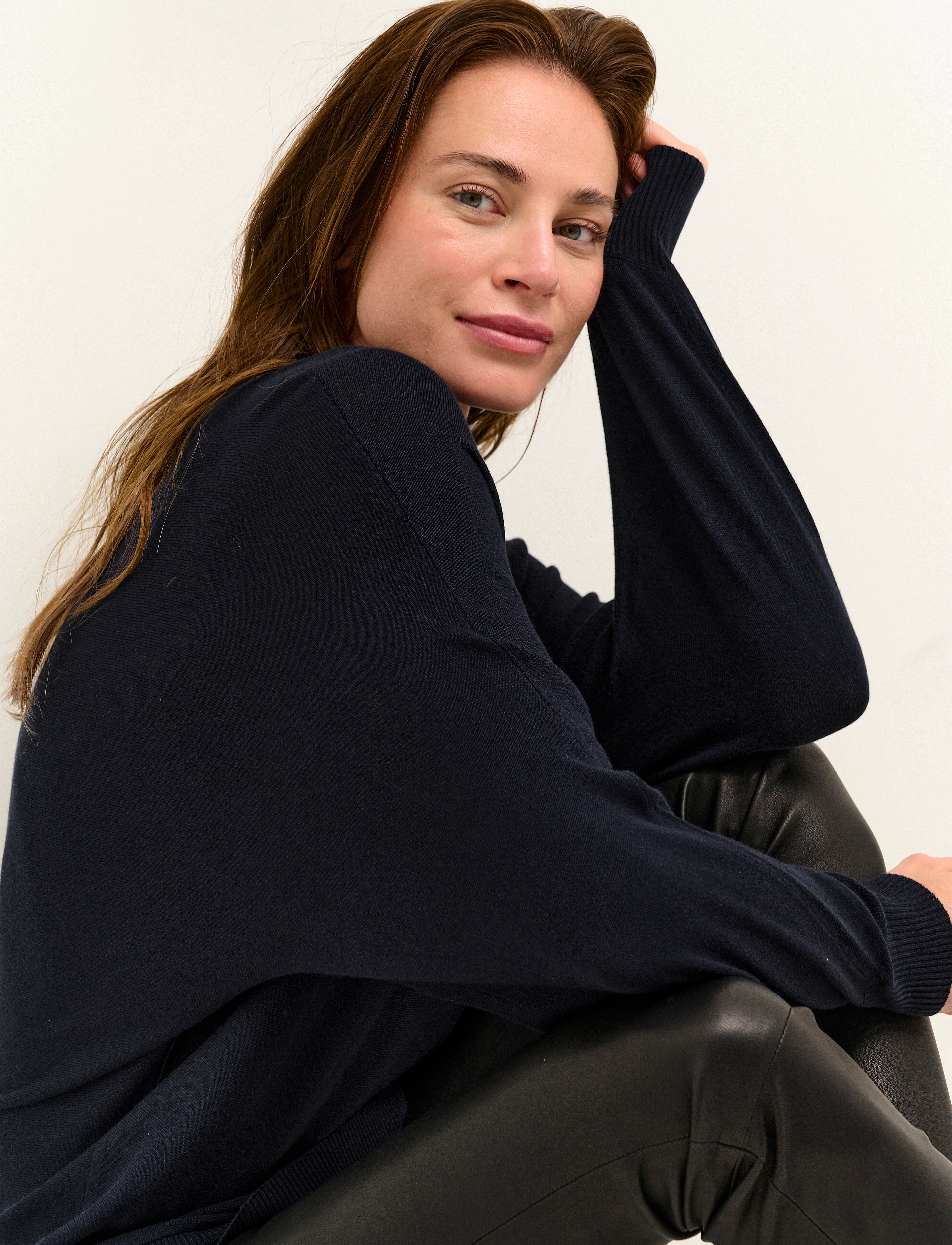 Culture Cuannemarie Batwing Jumper stickade tröjor dam – bild 6