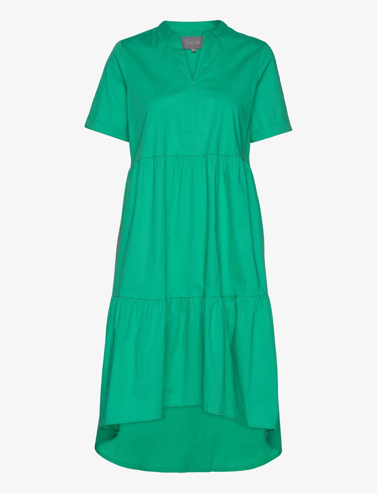 Culture - CUodette Dress - midiklänningar - holly green - 0