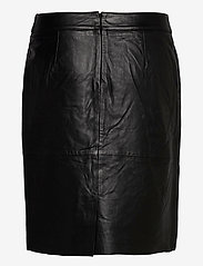 Culture - CUberta Leather Skirt - Ādas svārki - black - 1