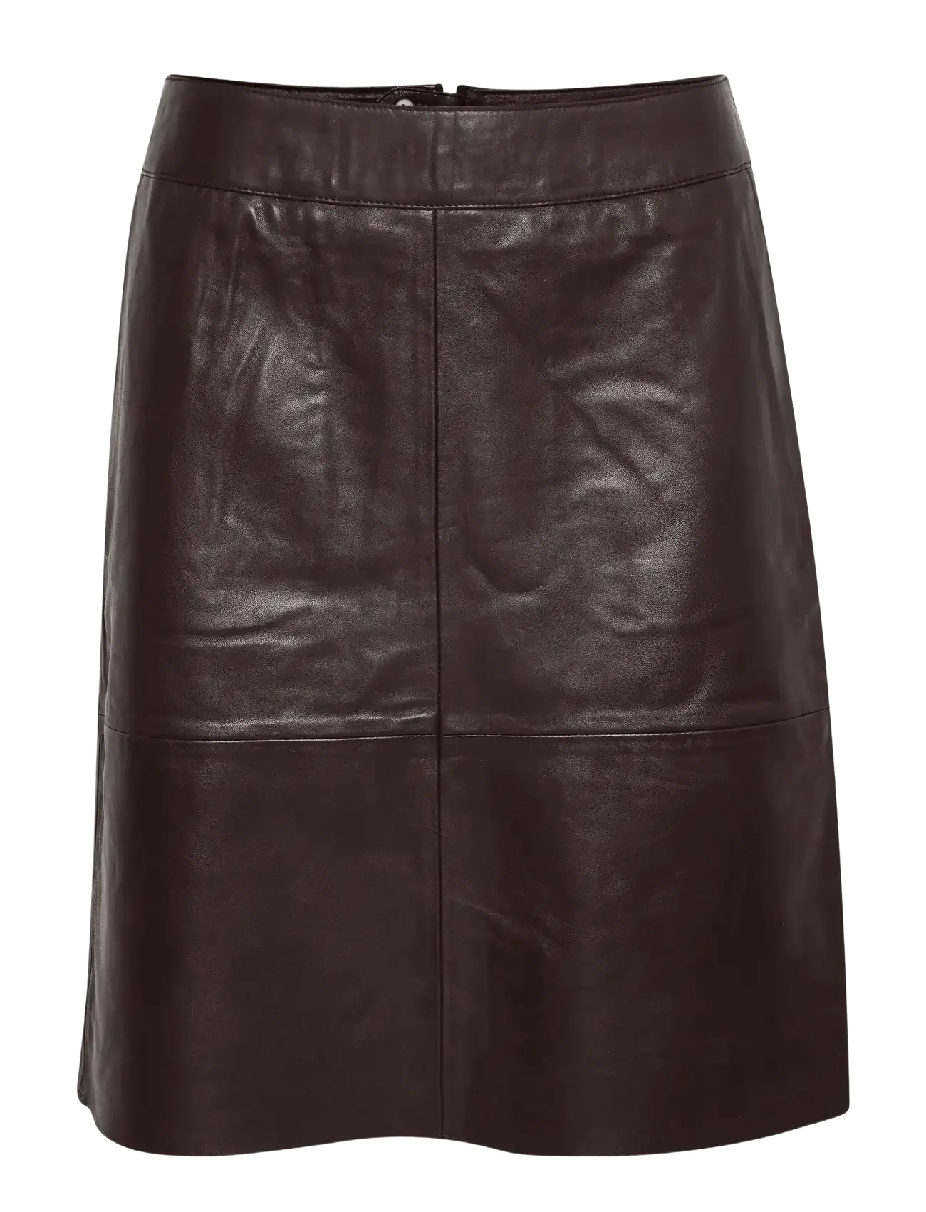 CULTURE Cuberta Leder Rock Braun - 44 - Damen