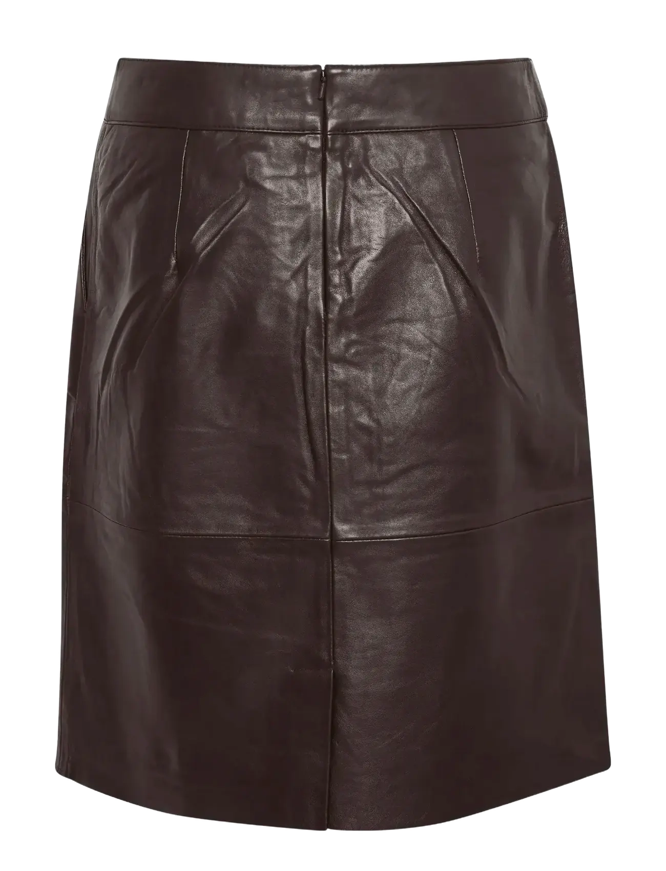Culture - CUberta Leather Skirt - kurze röcke - coffee bean - 2