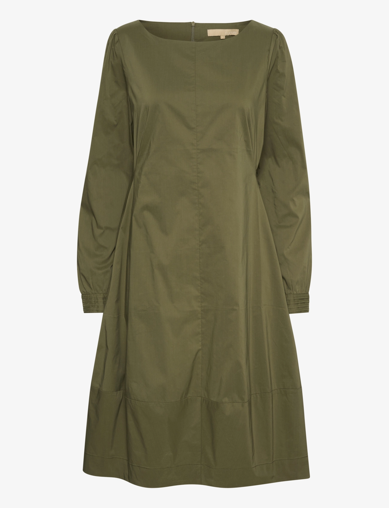 Culture CUantoinett Dress - Tøj - OLIVE NIGHT / khaki/green