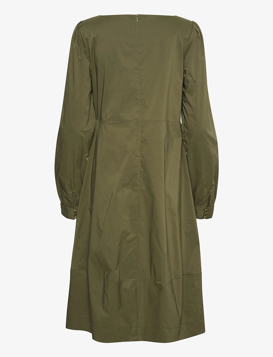 Culture - CUantoinett Dress - midikleider - olive night - 2