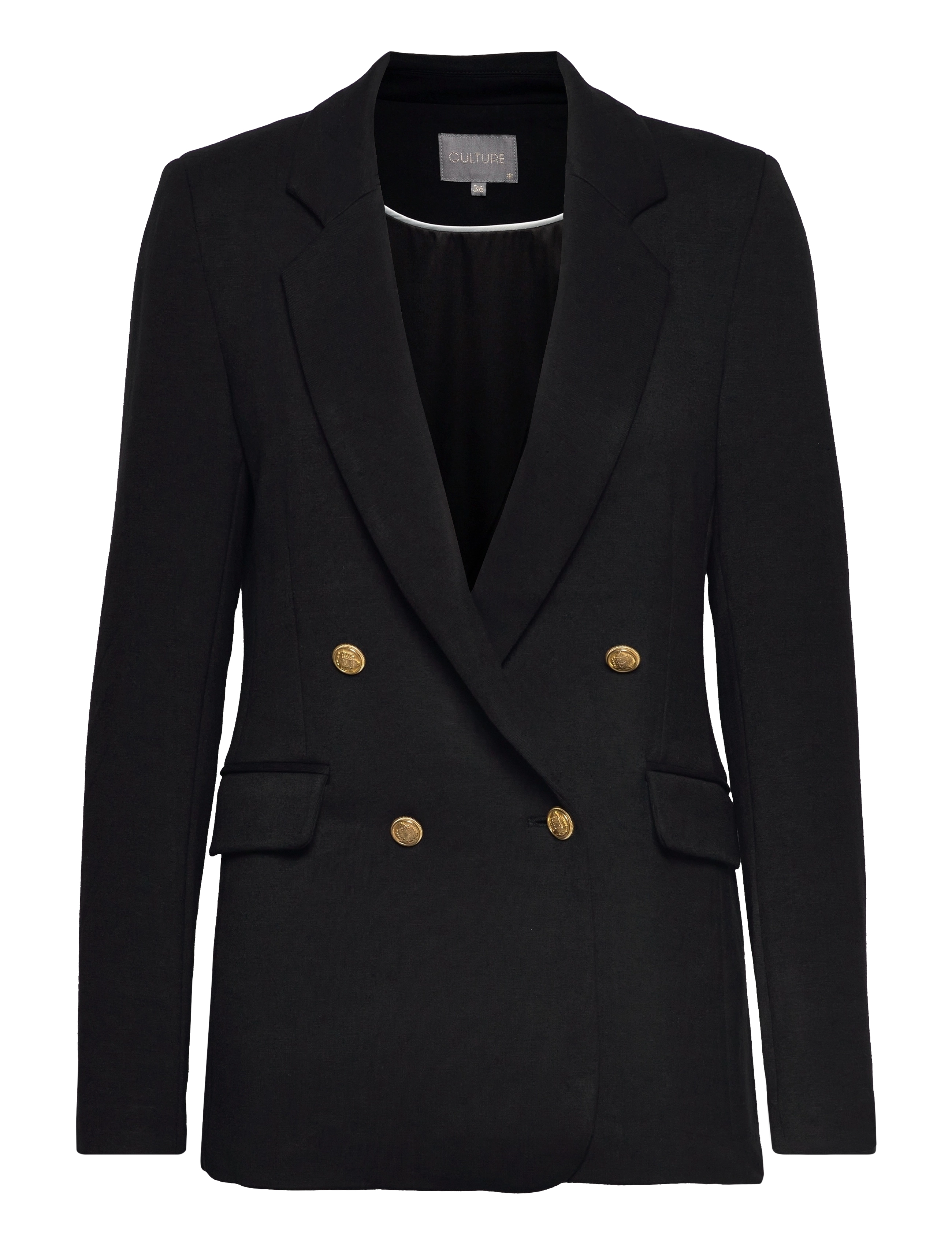 Culture CUEVA CLASSIC BLAZER - Blazere - BLACK / black