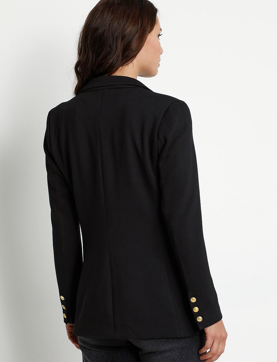 Culture - CUEVA CLASSIC BLAZER - zweireihige blazer - black - 5