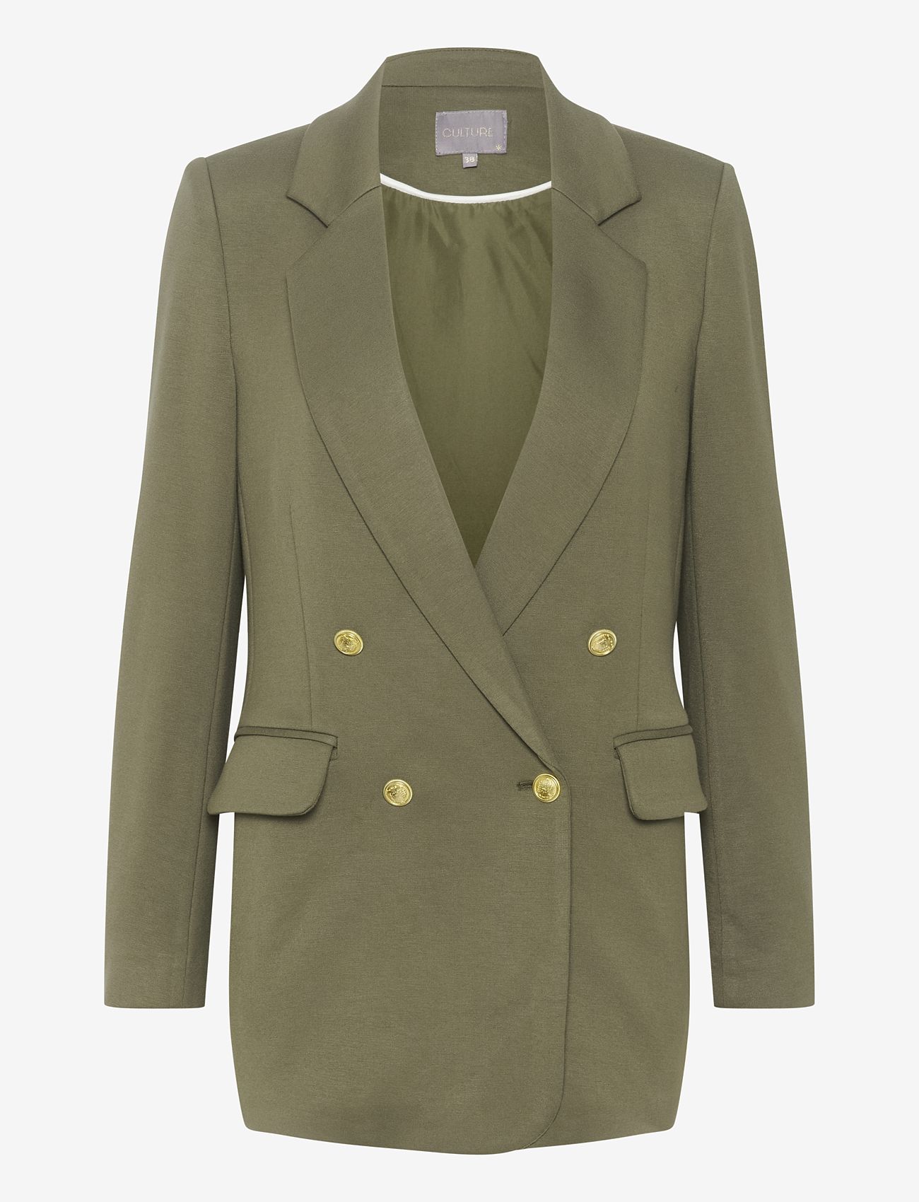 Culture - CUeva Classic Blazer - party wear at outlet prices - olive night - 0