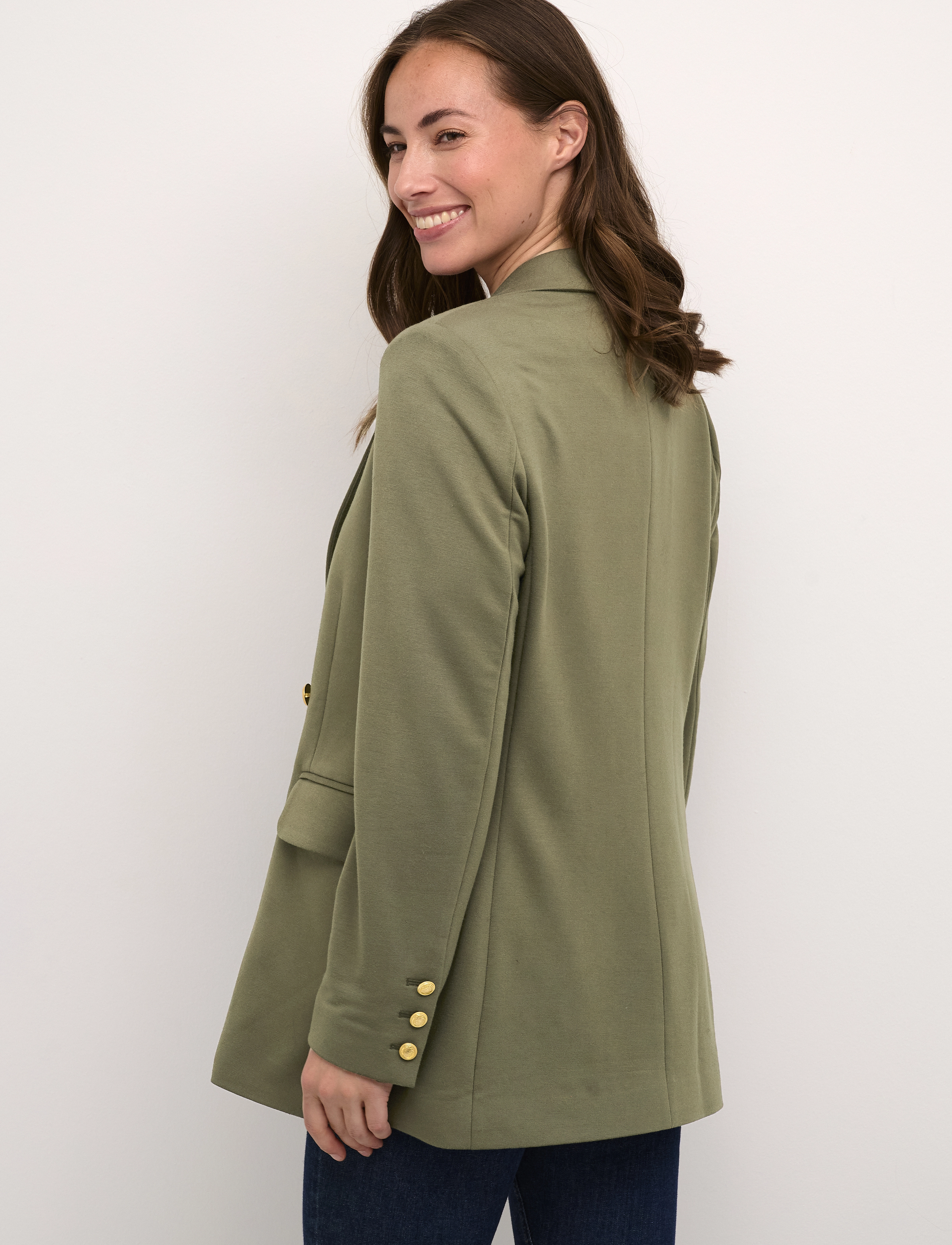 Culture - CUeva Classic Blazer - olive night - 4