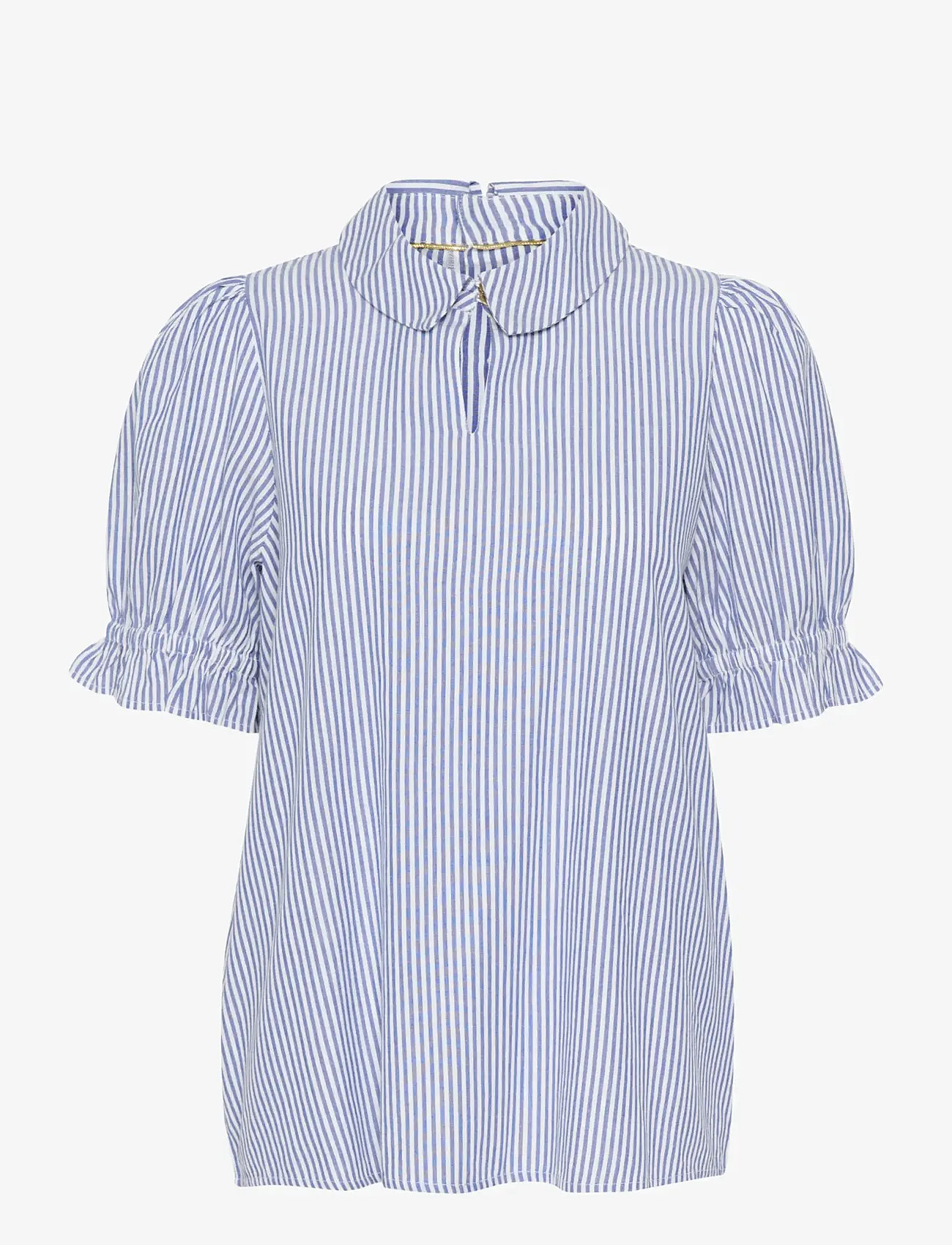 Culture - CUolena Blouse - blue stripe - 0