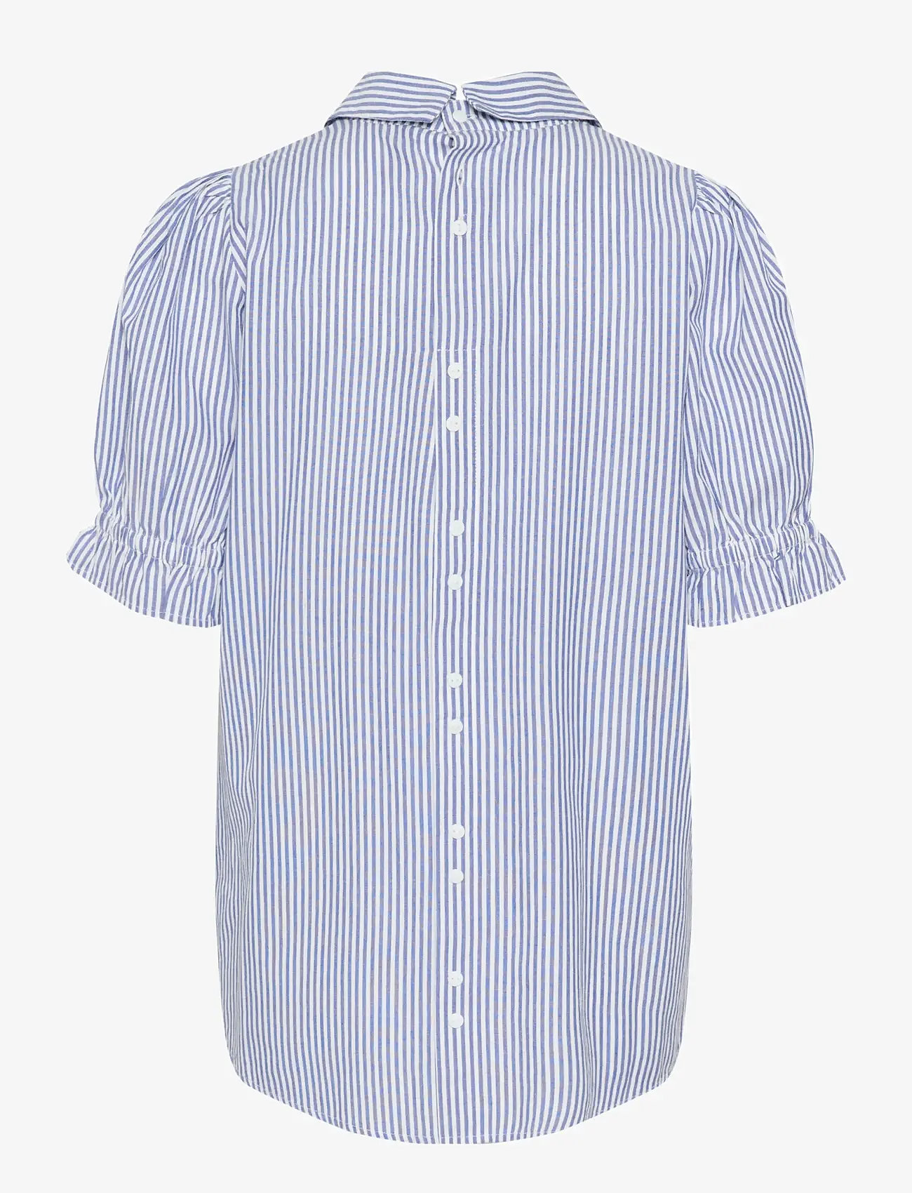 Culture - CUolena Blouse - blue stripe - 1