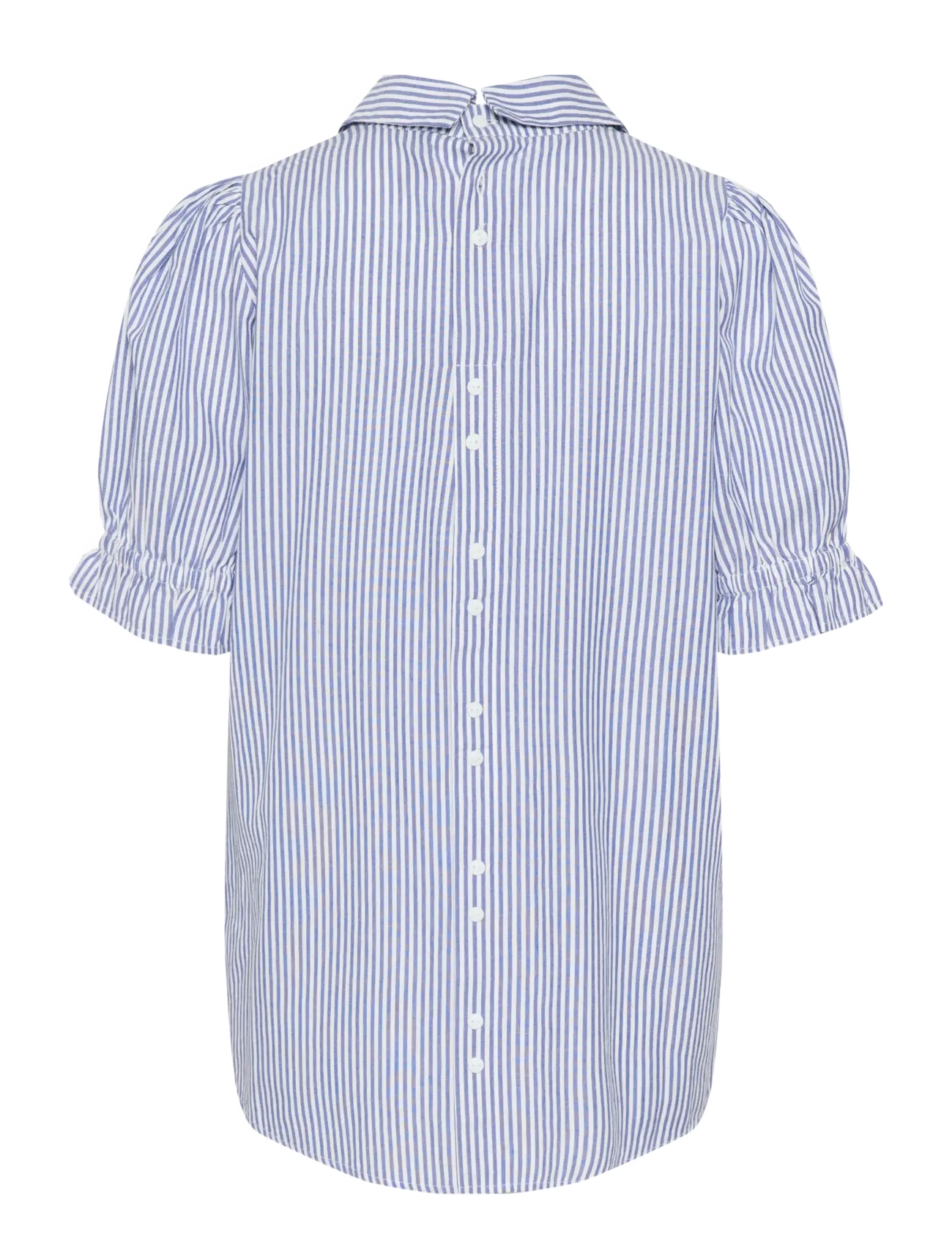 Culture - CUolena Blouse - kurzämlige blusen - blue stripe - 2