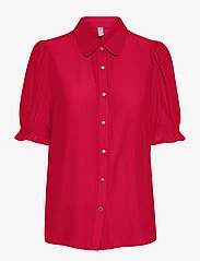 Culture - CUasmine SS Shirt - kurzämlige blusen - fiery red - 0