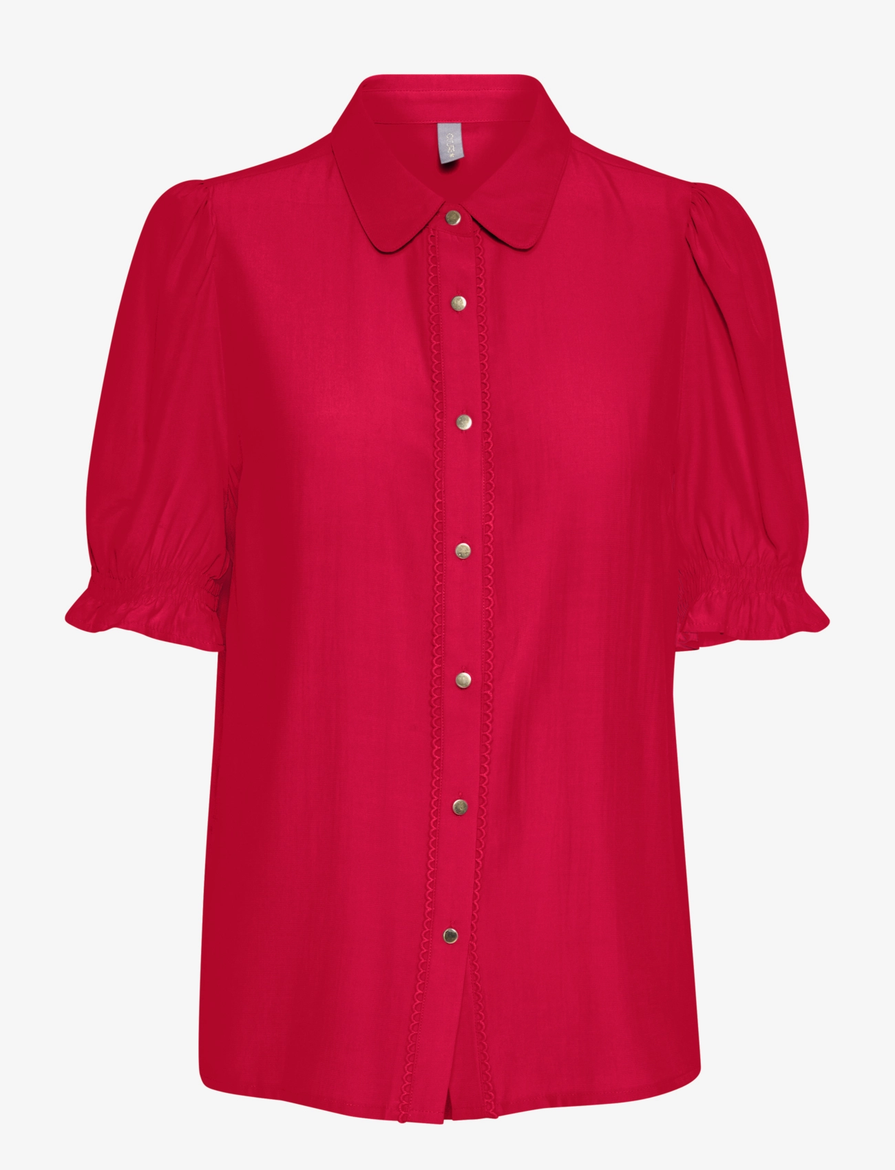 Culture CUasmine SS Shirt - Short-sleeved shirts - FIERY RED / red