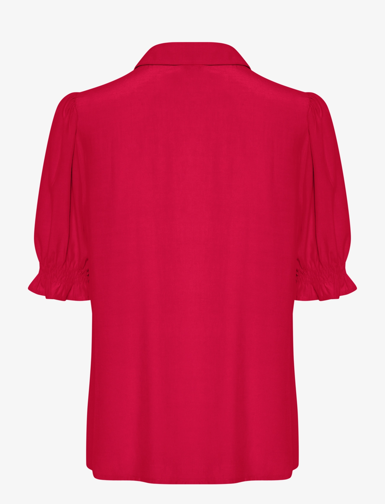 Culture - CUasmine SS Shirt - short-sleeved blouses - fiery red - 2