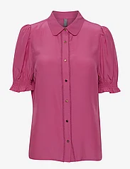 Culture - CUasmine SS Shirt - kortermede bluser - fuchsia pink - 0