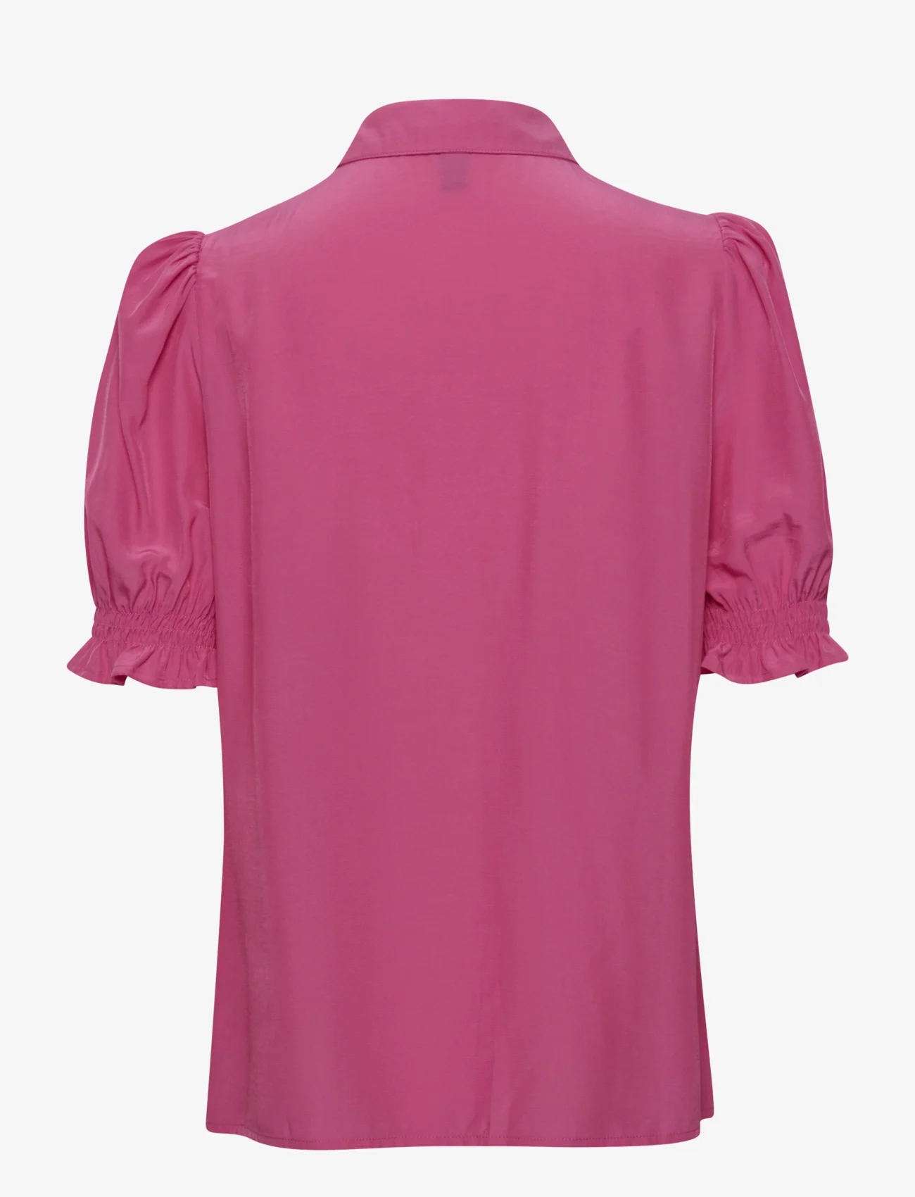 Culture - CUasmine SS Shirt - kortärmade blusar - fuchsia pink - 1