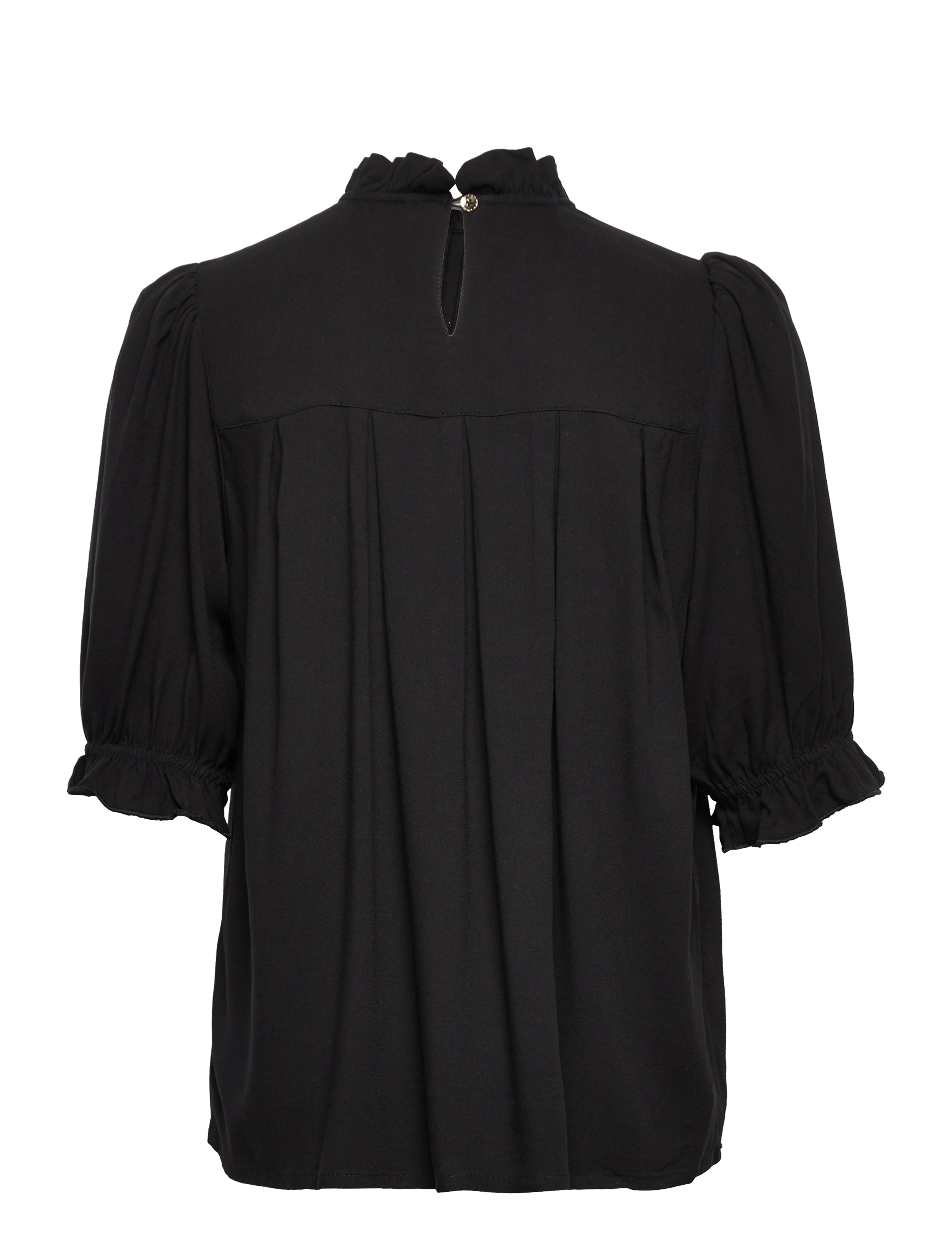 Culture - CUdotta SS Blouse - black solid - 1