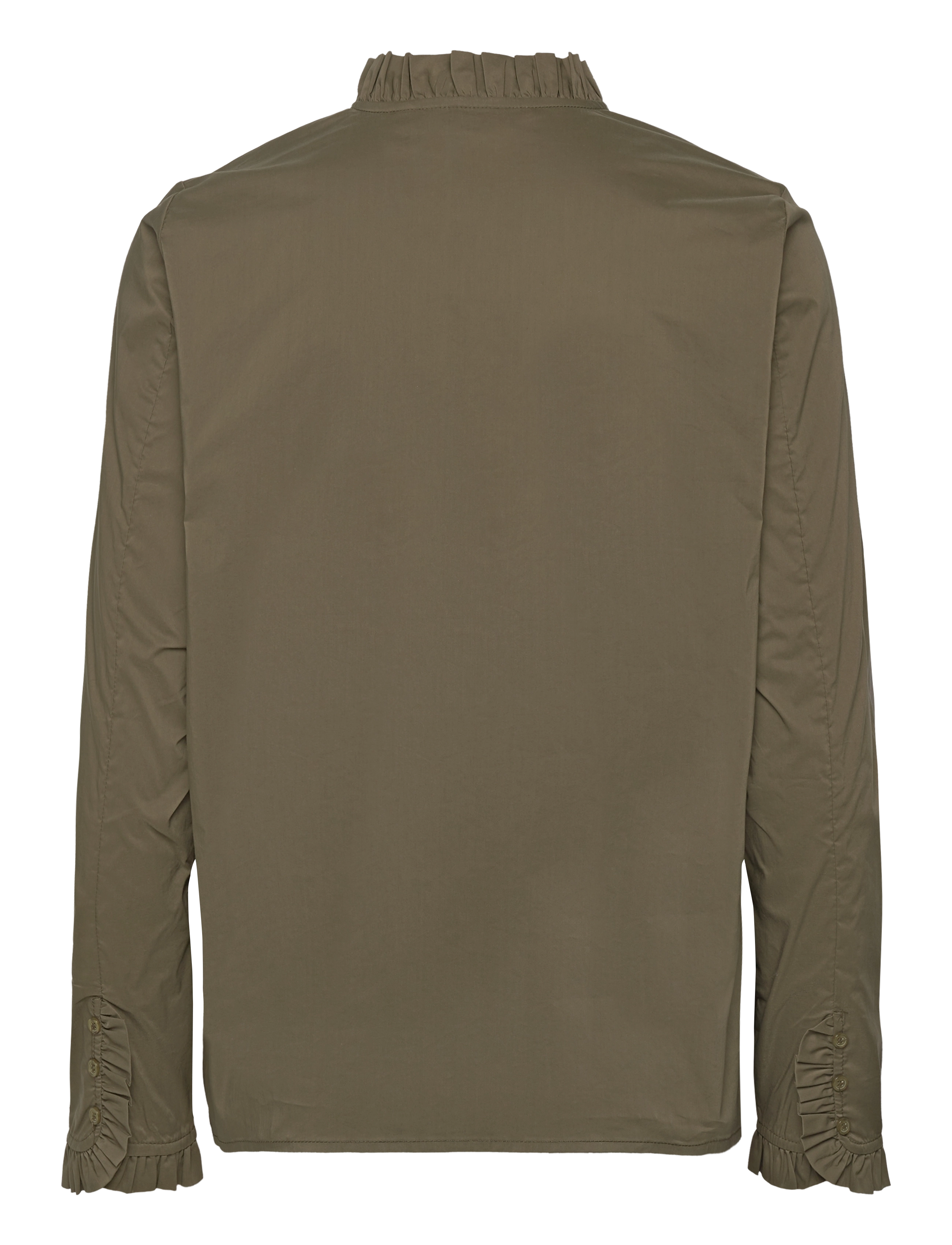 Culture - CUantoinett Button Shirt - langærmede skjorter - olive night - 2