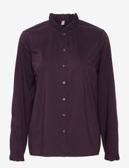 Culture - CUantoinett Button Shirt - overhemden met lange mouwen - winetasting - 0