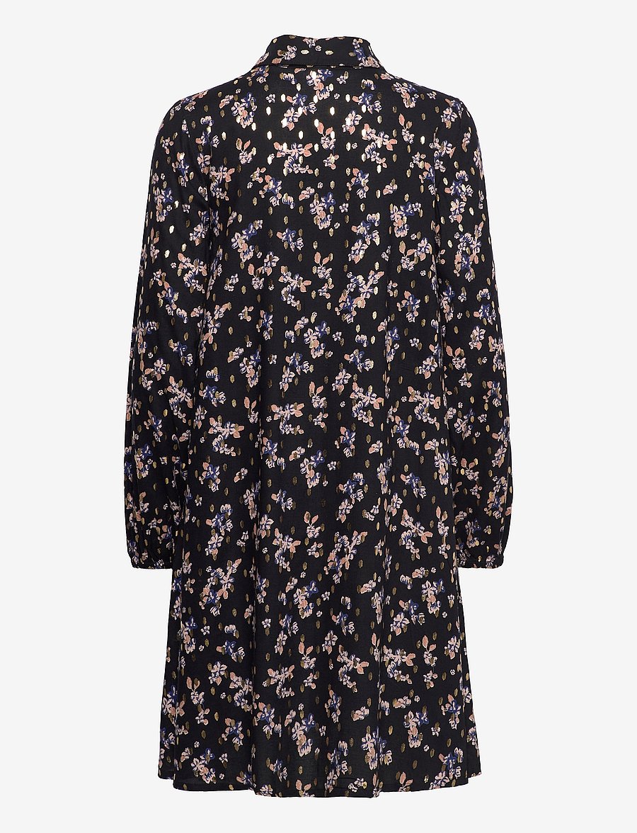 Culture - CUsammie Dress - skjortklänningar - black - 1