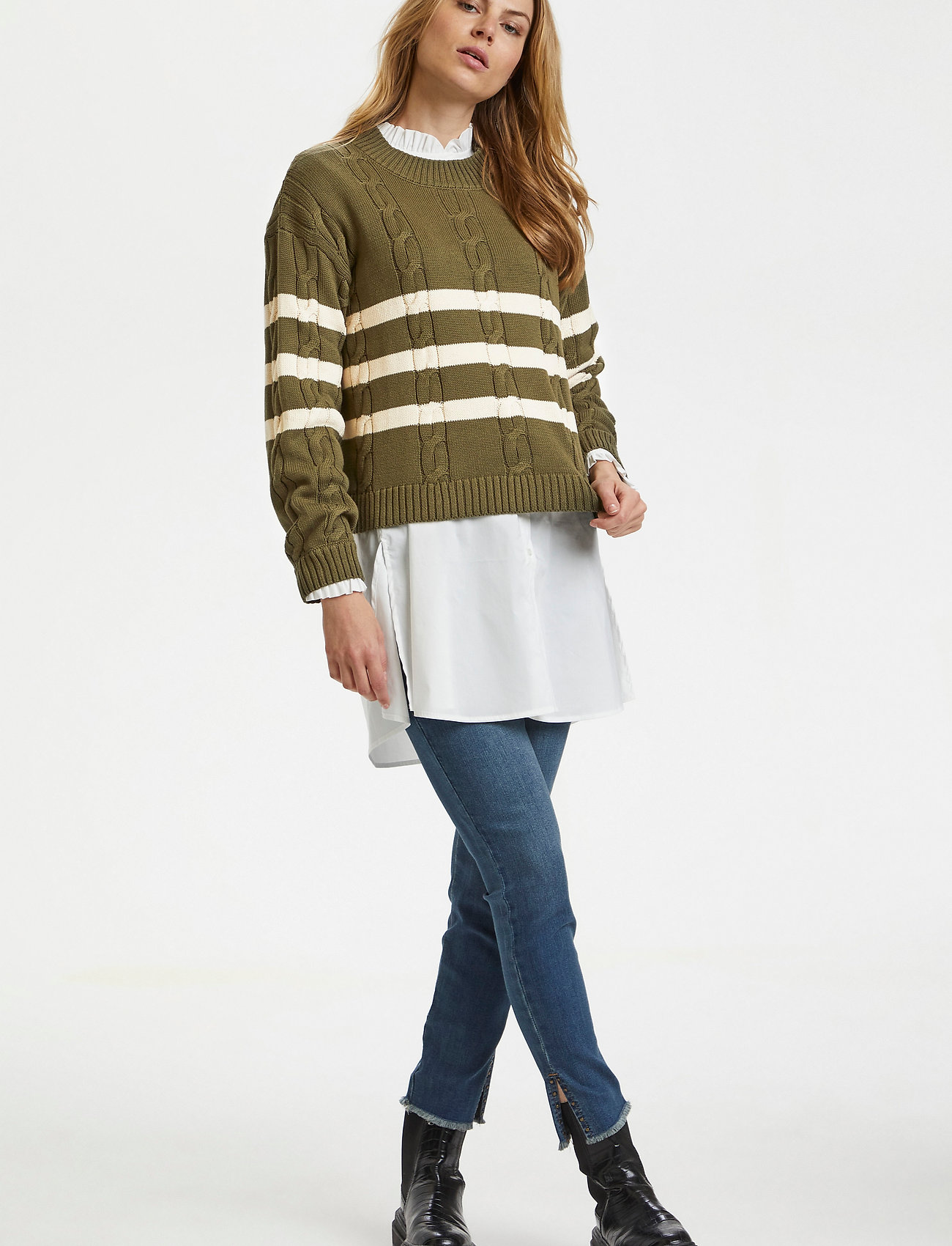 Culture - CUewy Pullover - burnt olive - 3