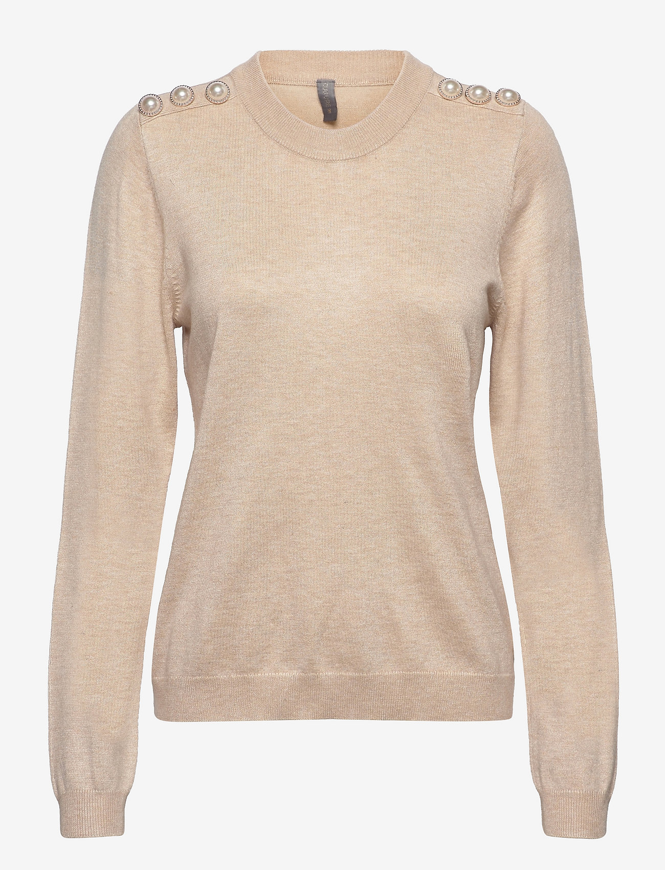 Culture - CUannemarie Pullover - warm sand melange - 0