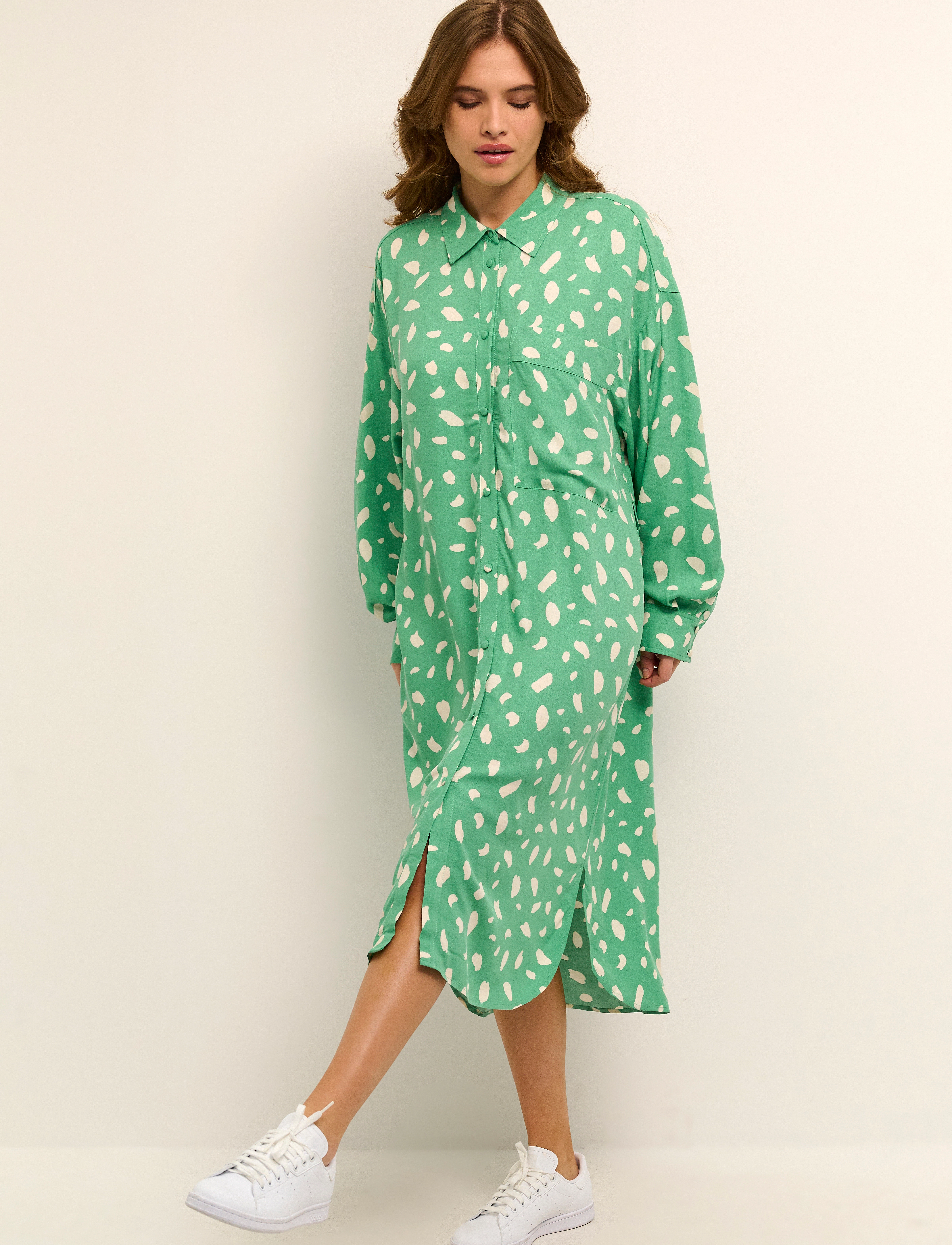 Culture - CUassa Dress - holly green - 2