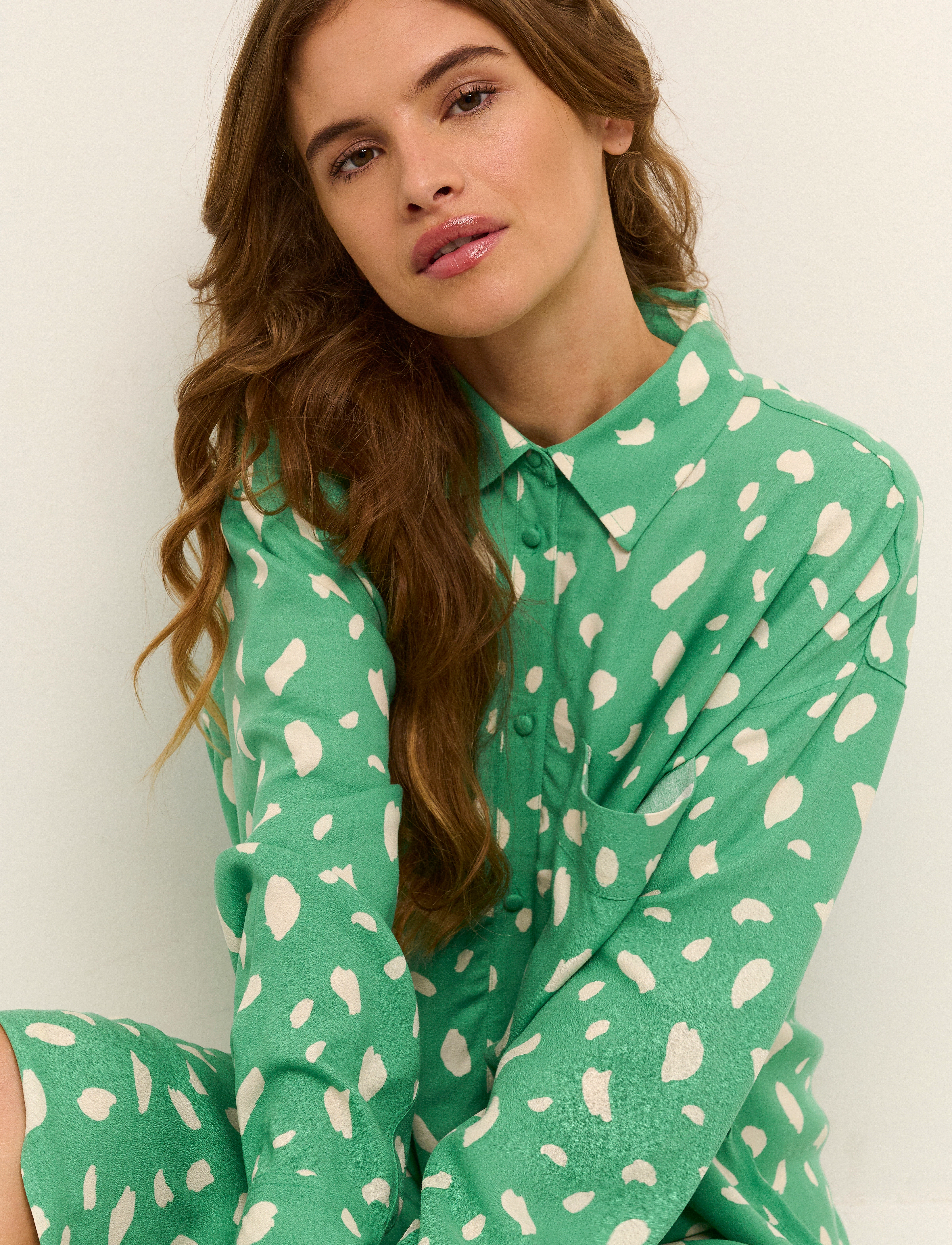 Culture - CUassa Dress - holly green - 5
