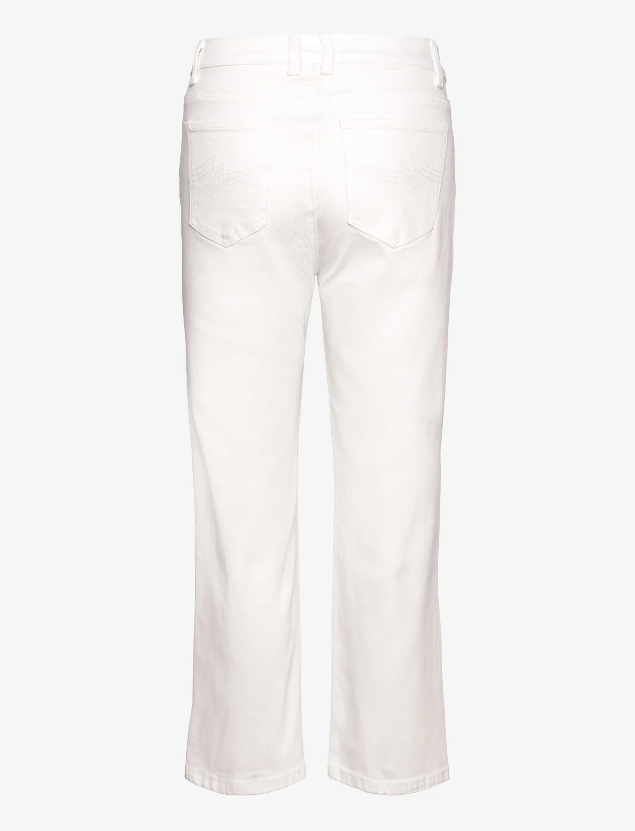 Culture - CUmonja Jeans Malou Fit Cropped - straight leg trousers - spring gardenia - 1