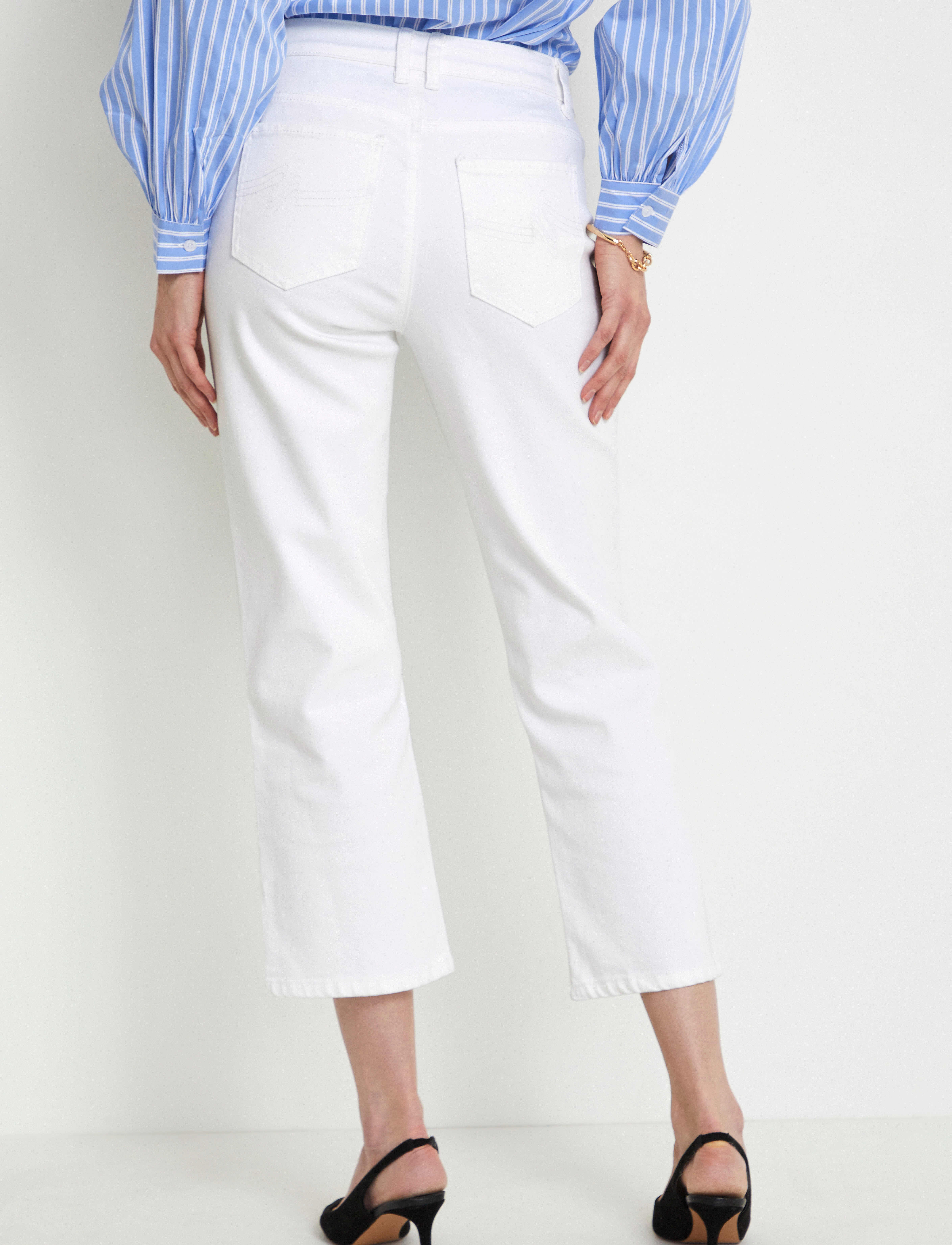 Culture - CUmonja Jeans Malou Fit Cropped - spring gardenia - 5