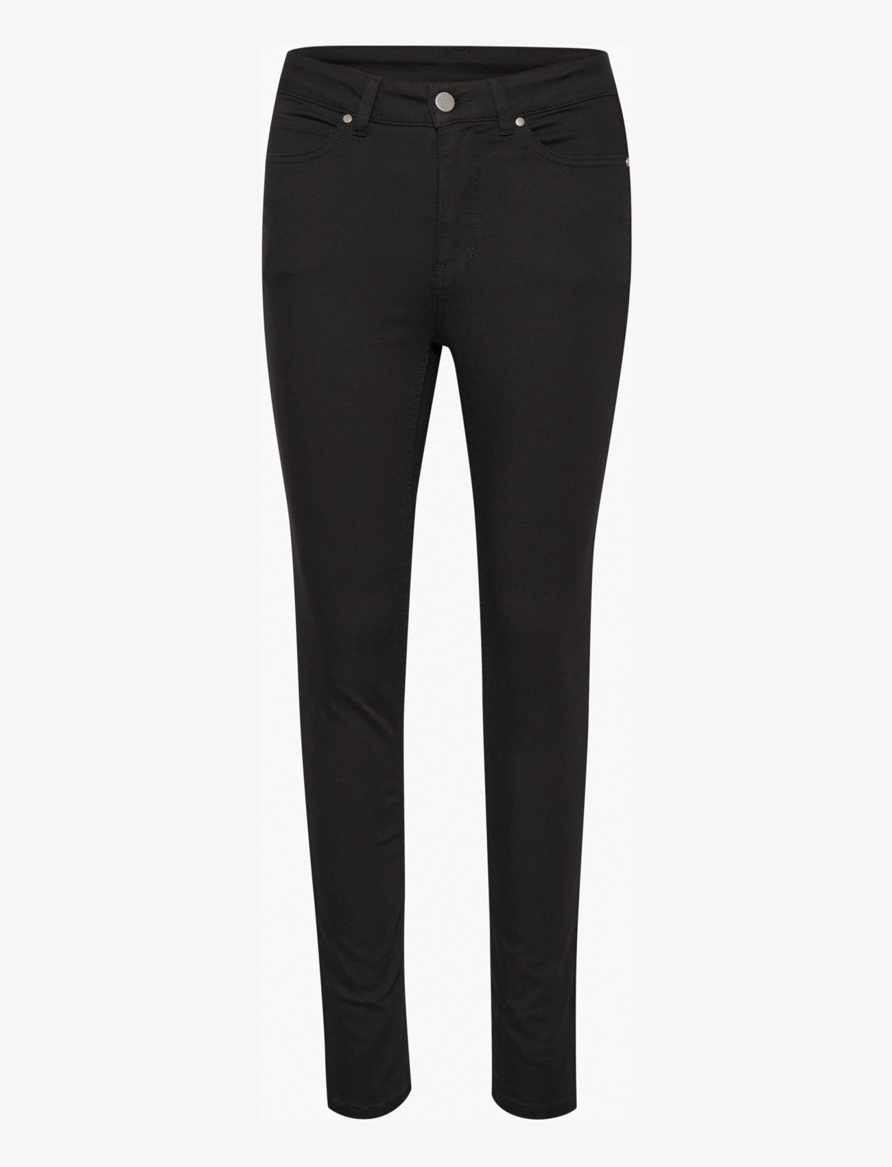 Culture CUcordula Pants - Slim fit trousers - BLACK / black