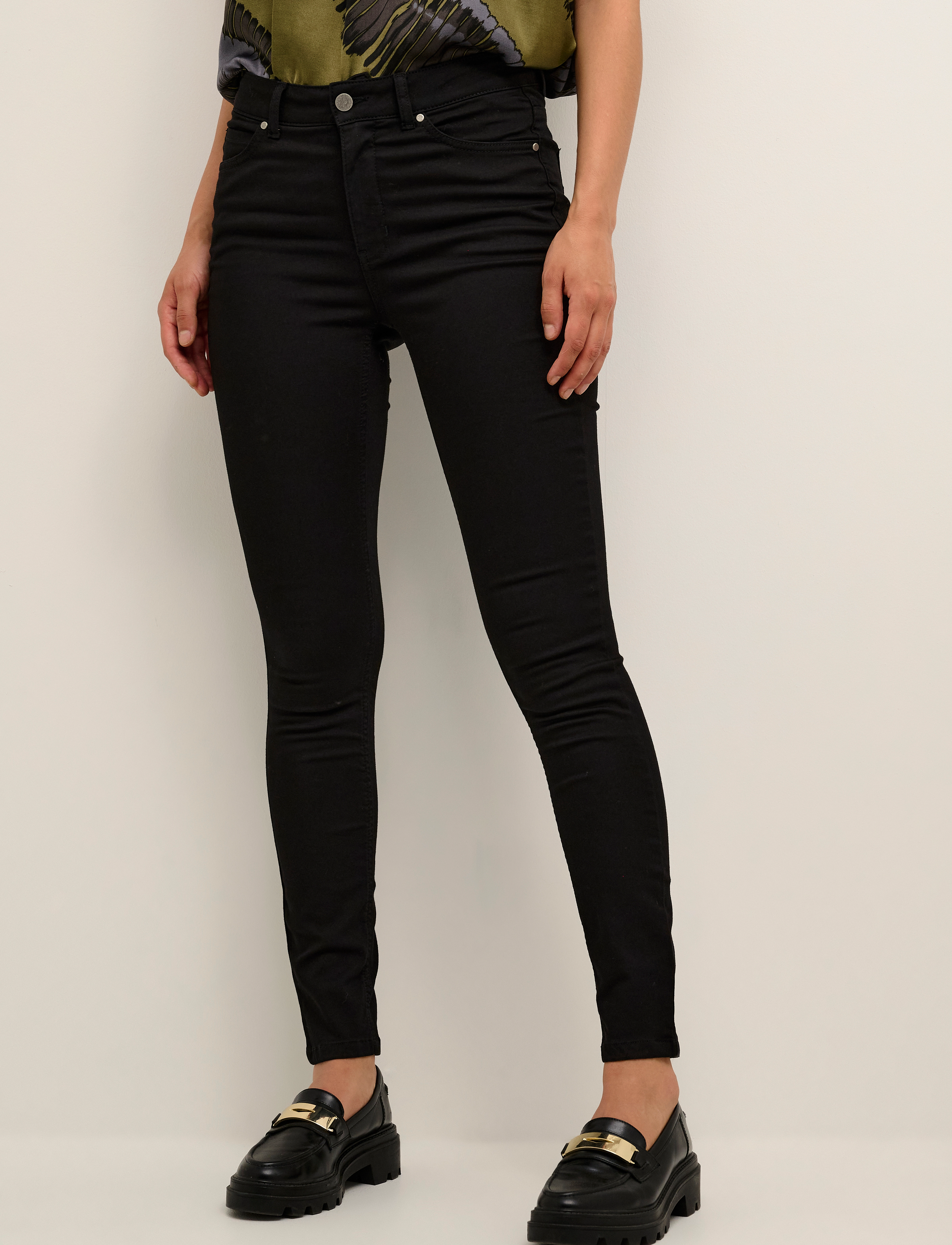 Culture - CUcordula Pants - slim fit trousers - black - 0