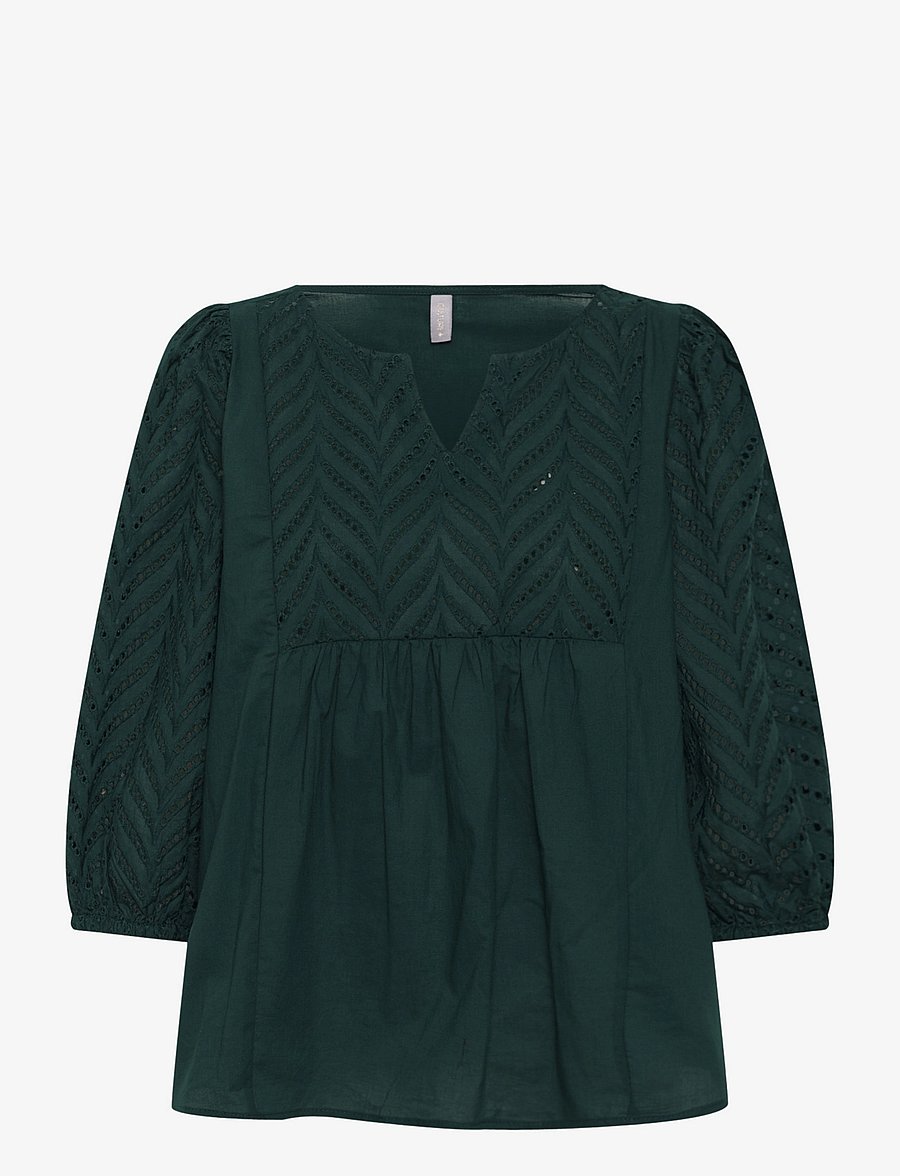 Culture - CUtoril Blouse - trekvartærmede bluser - botanical garden - 1