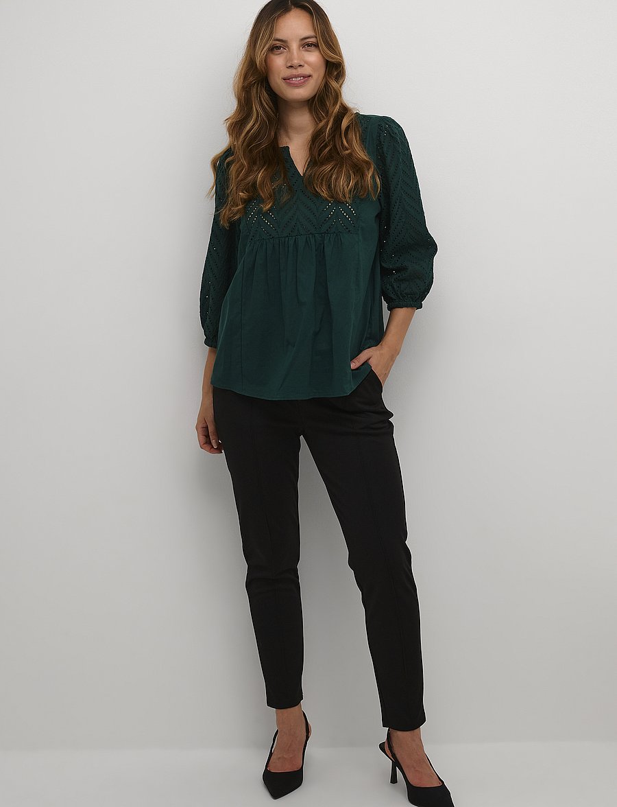 Culture - CUtoril Blouse - trekvartærmede bluser - botanical garden - 3
