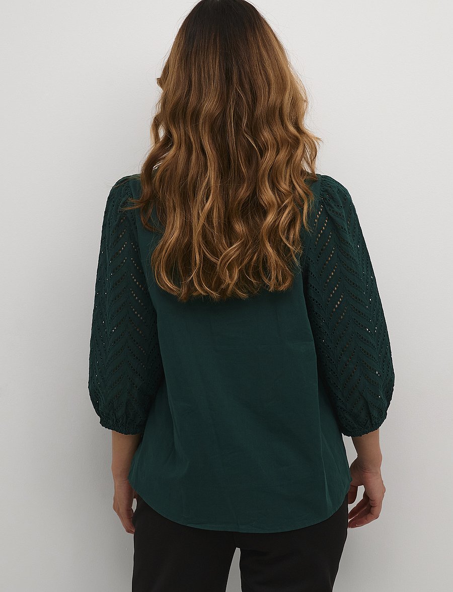 Culture - CUtoril Blouse - trekvartærmede bluser - botanical garden - 4