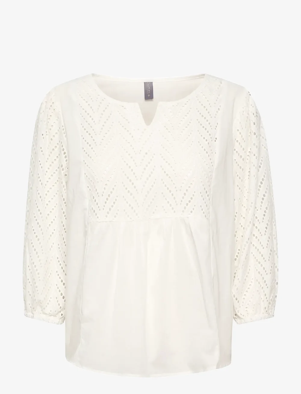 Culture - CUtoril Blouse - short-sleeved blouses - spring gardenia - 1