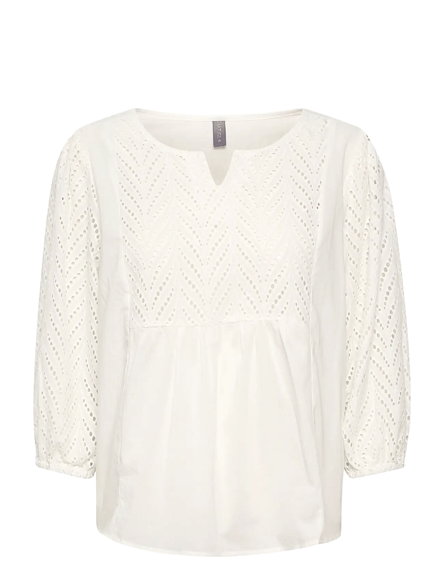 Culture - CUtoril Blouse - kurzärmelige blusen - spring gardenia - 1