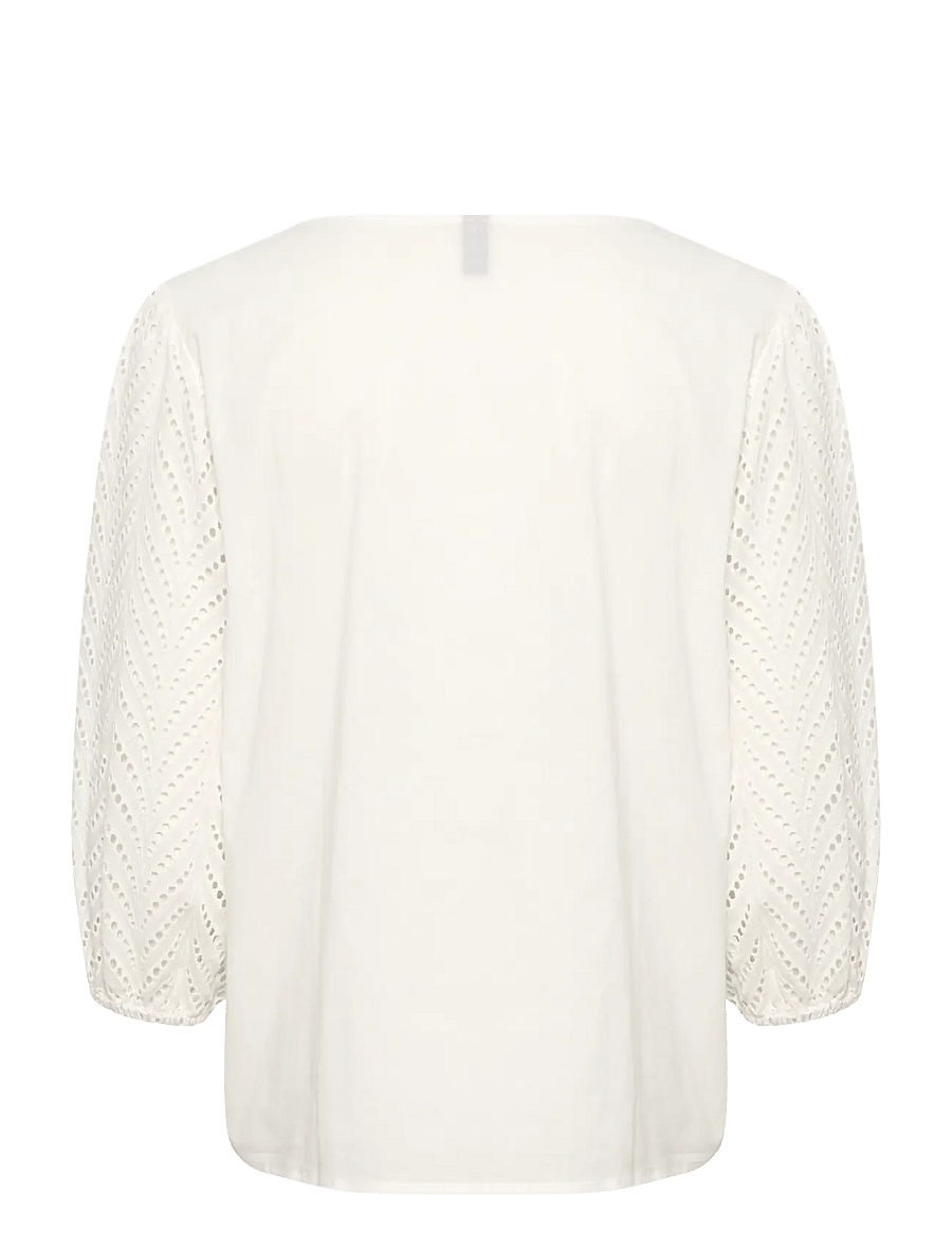 Culture - CUtoril Blouse - kurzärmelige blusen - spring gardenia - 2