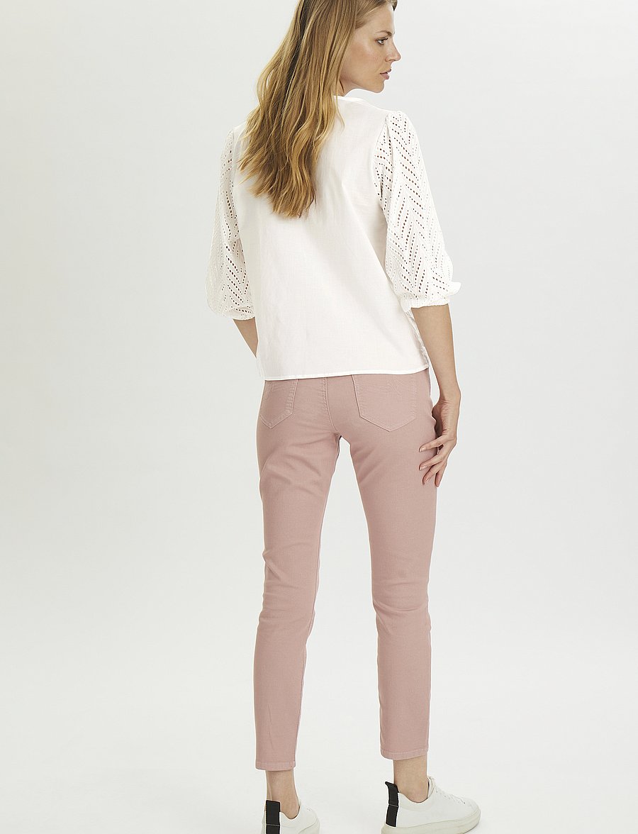Culture - CUtoril Blouse - kurzärmelige blusen - spring gardenia - 4