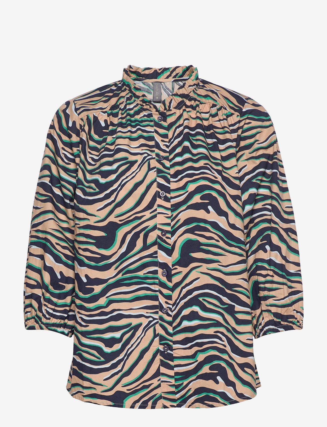Culture - CUrusha Shirt - langærmede bluser - sesame - 0