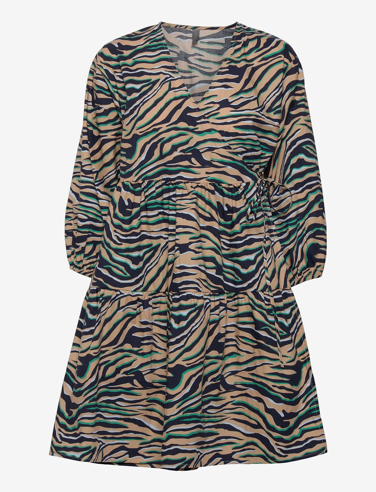 Culture - CUrusha Wrap Dress - korte kjoler - sesame - 0