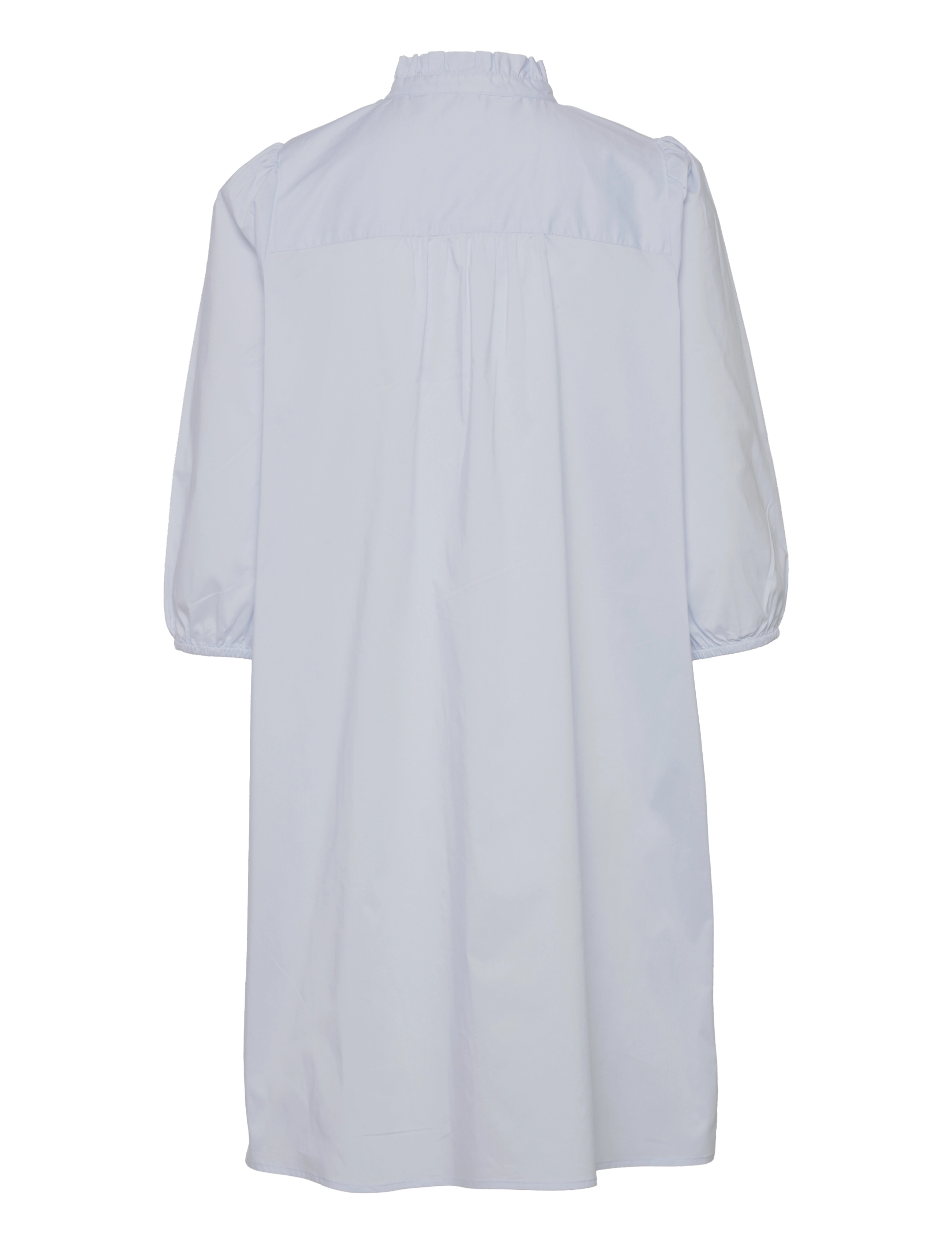 Culture - CUantoinett Frill Dress - tuniques - cashmere blue - 1
