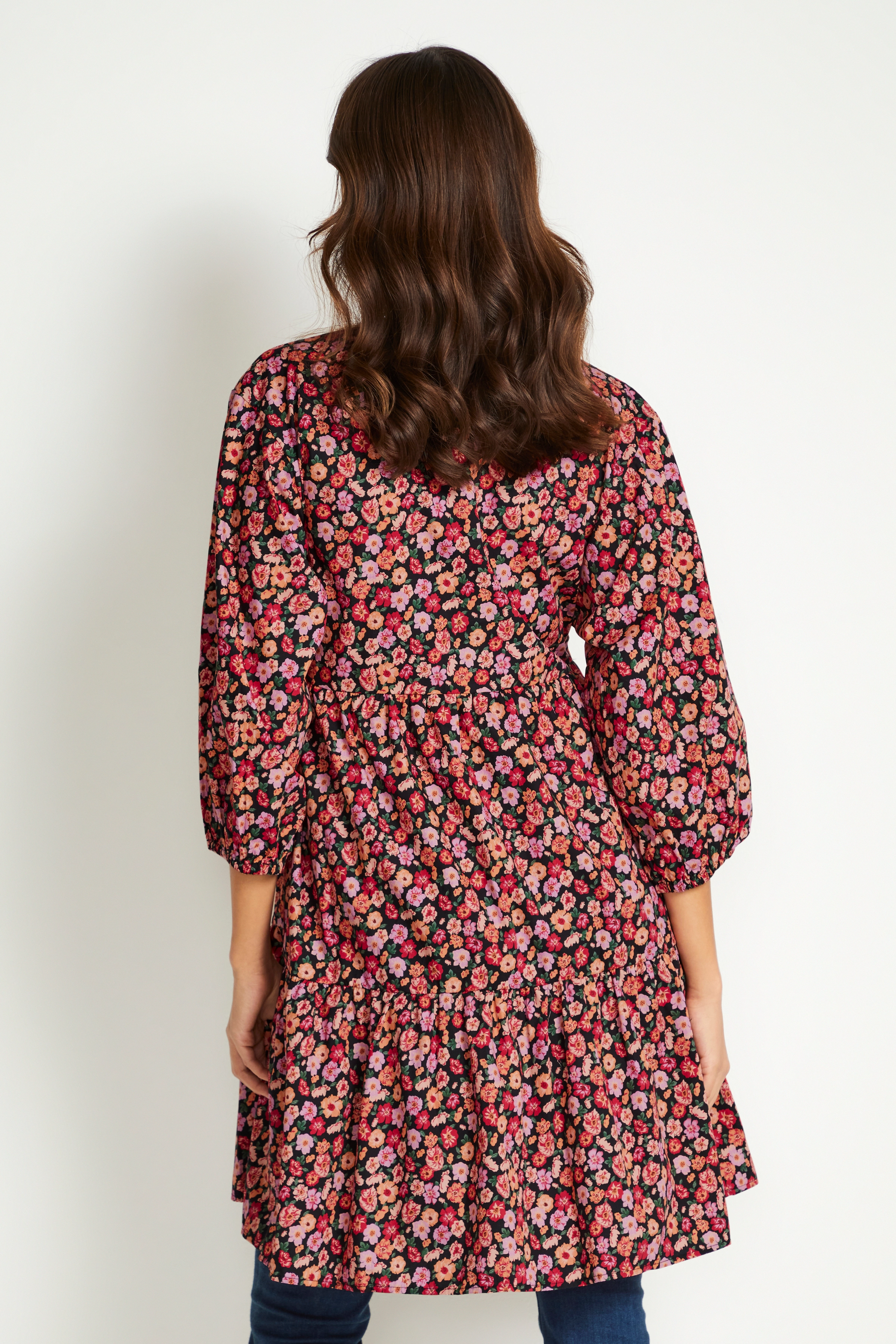 Culture - CUmiska Dress - black flower - 4
