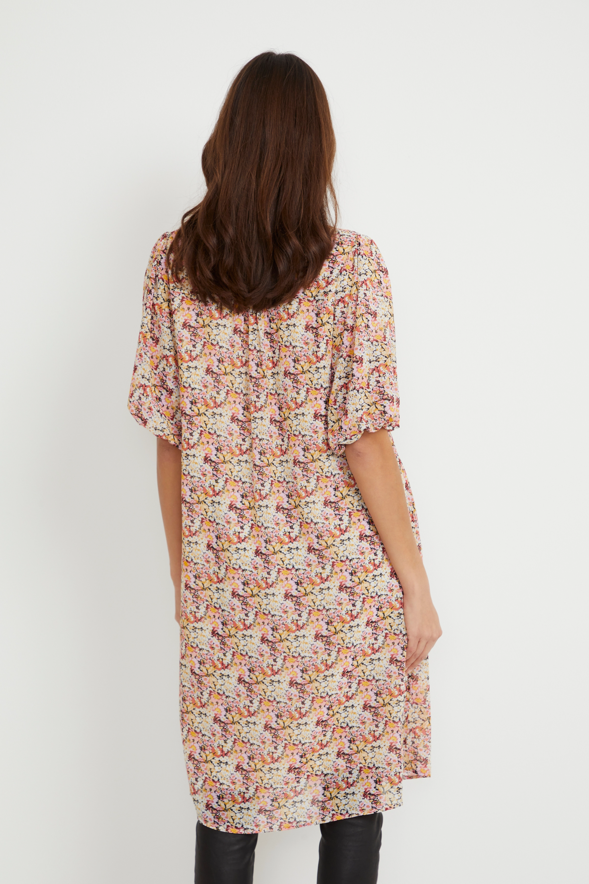Culture - CUtess Dress - midi dresses - pink flower - 4