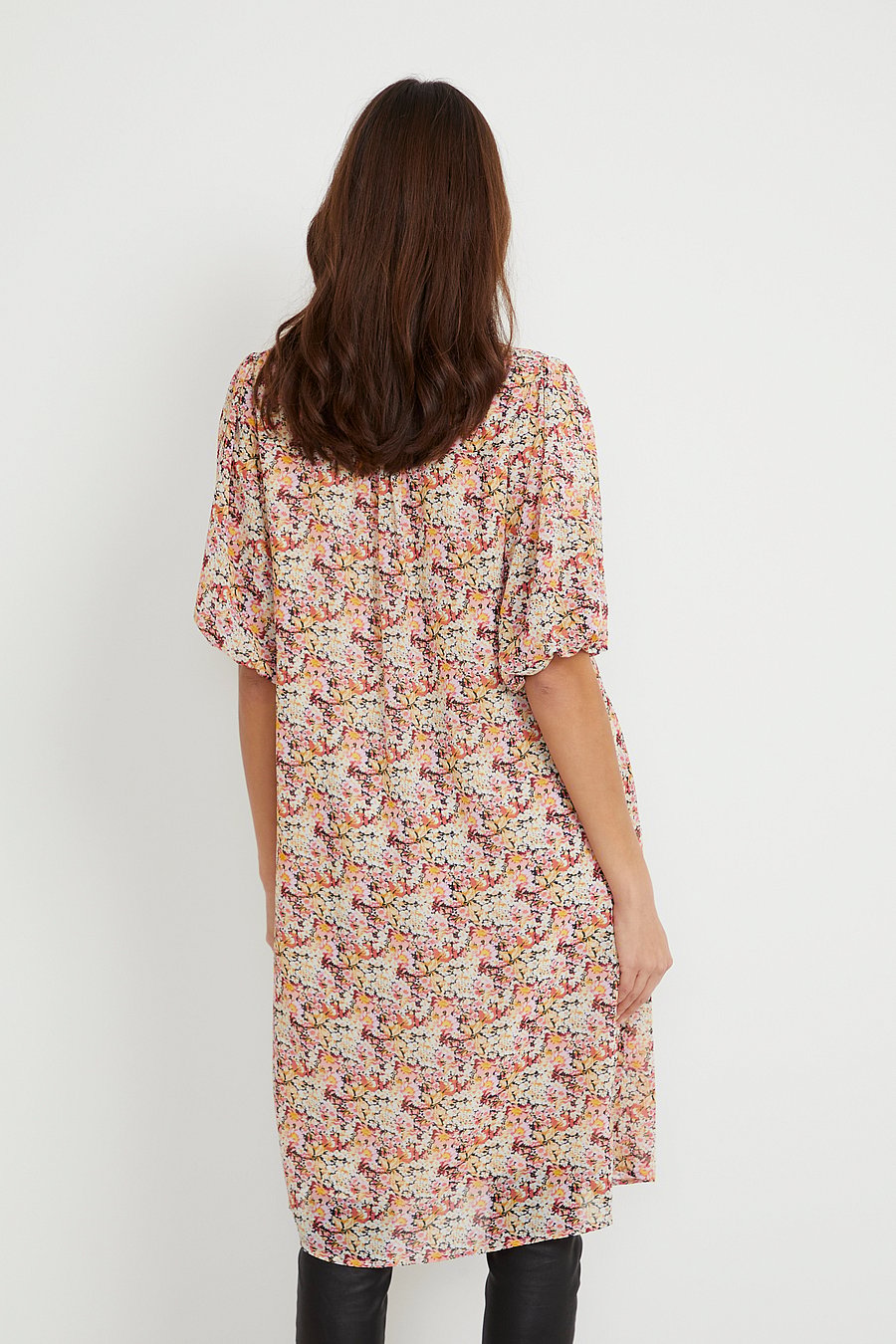 Culture - CUtess Dress - midikleidid - pink flower - 4